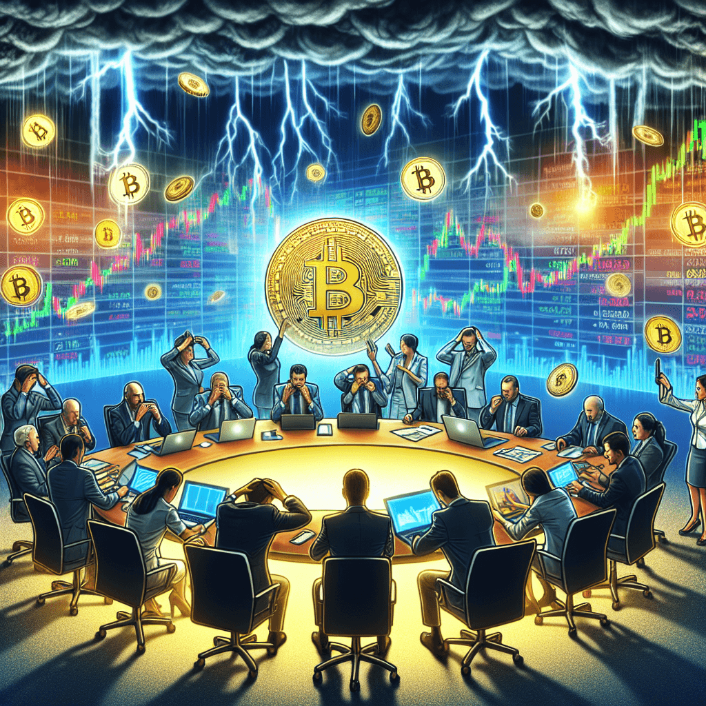 比特幣庫存公司面臨市場挑戰時大幅價值下降的困境