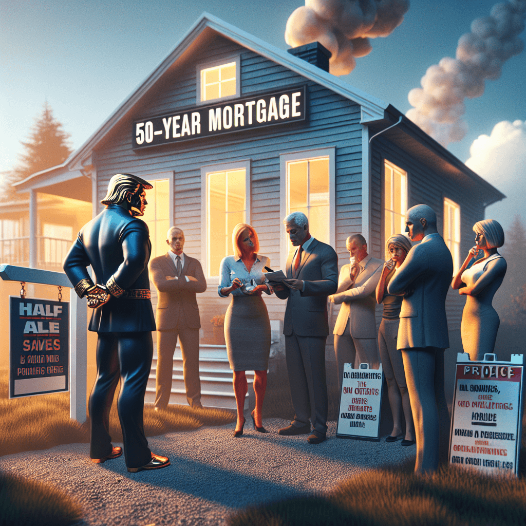 特朗普總統提出的50年期房貸引發有關住房負擔能力的辯論