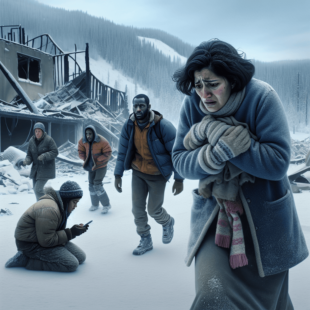 家屬焦急等待失踪青少年在瑞士滑雪勝地火災中的消息