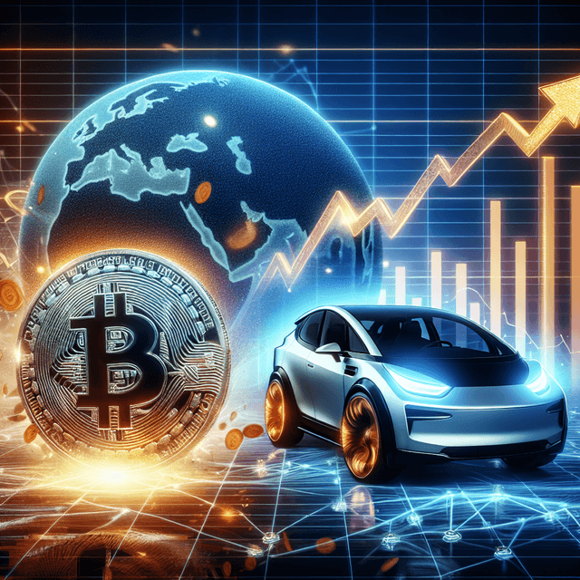 比特幣從全球十大資產滑落，落後於特斯拉