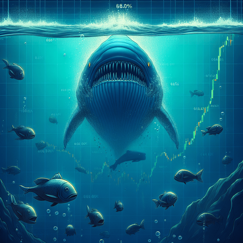 比特幣跌幅達5%，受大鯨活動增加影響，跌破65,000美元