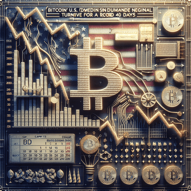 美國比特幣需求創紀錄下降：40天分析