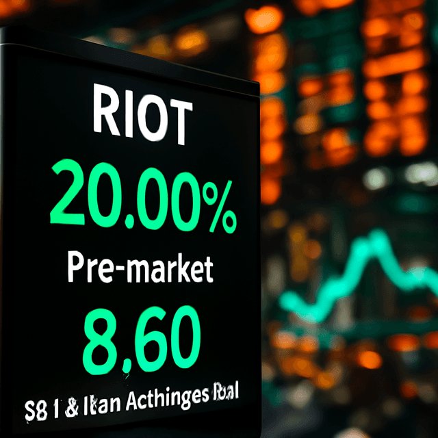 Riot Platforms 在盤前宣布與 Anthropic 達成 91 億美元基礎設施協議後股價暴漲逾 20%